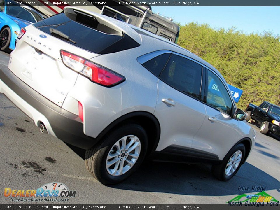 2020 Ford Escape SE 4WD Ingot Silver Metallic / Sandstone Photo #27