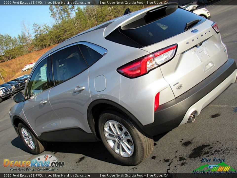 2020 Ford Escape SE 4WD Ingot Silver Metallic / Sandstone Photo #28