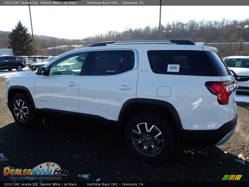 2020 GMC Acadia SLE Summit White / Jet Black Photo #8