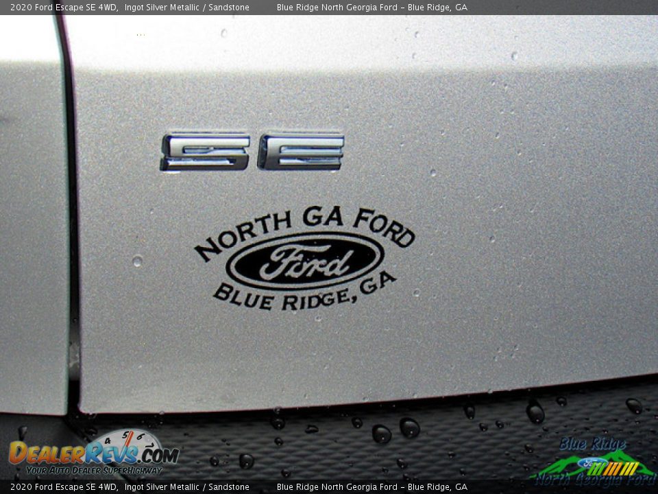 2020 Ford Escape SE 4WD Ingot Silver Metallic / Sandstone Photo #29