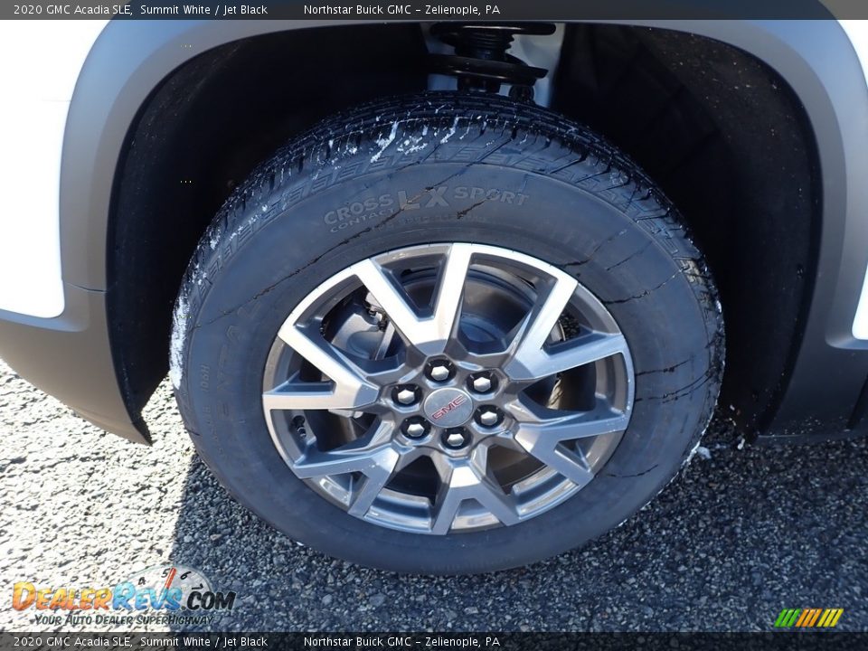 2020 GMC Acadia SLE Summit White / Jet Black Photo #10
