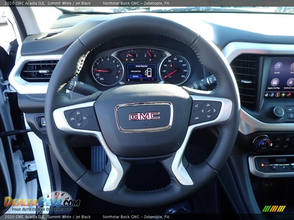 2020 GMC Acadia SLE Summit White / Jet Black Photo #17
