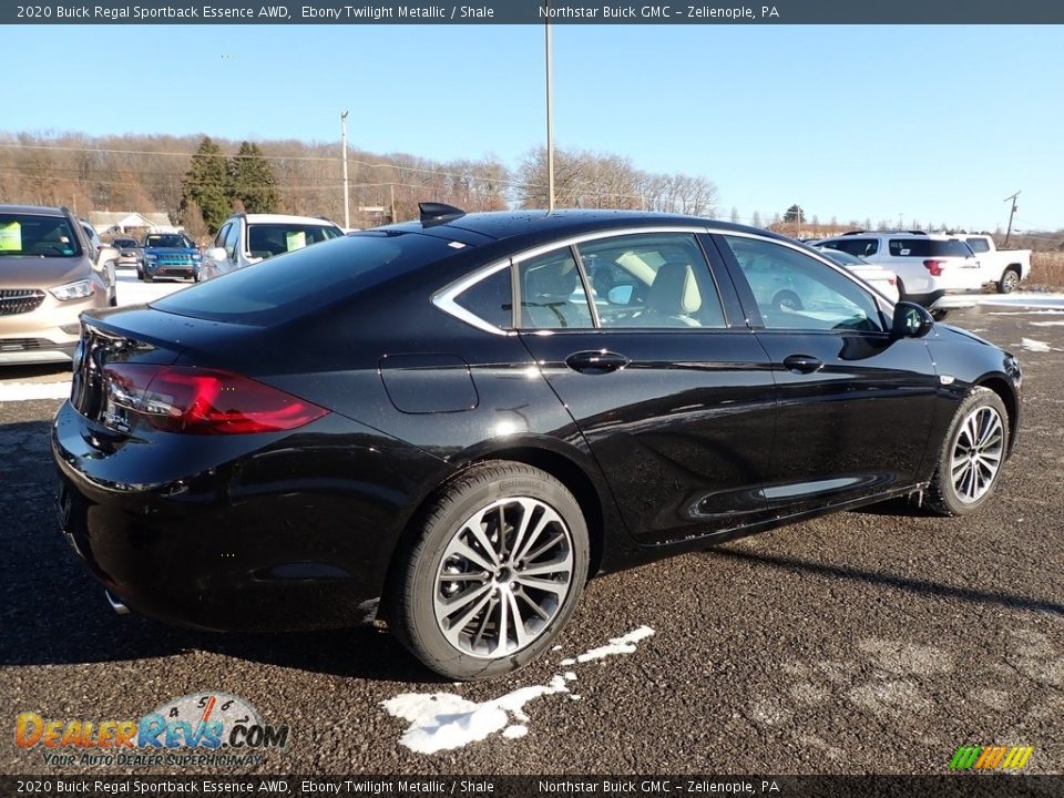 2020 Buick Regal Sportback Essence AWD Ebony Twilight Metallic / Shale Photo #5