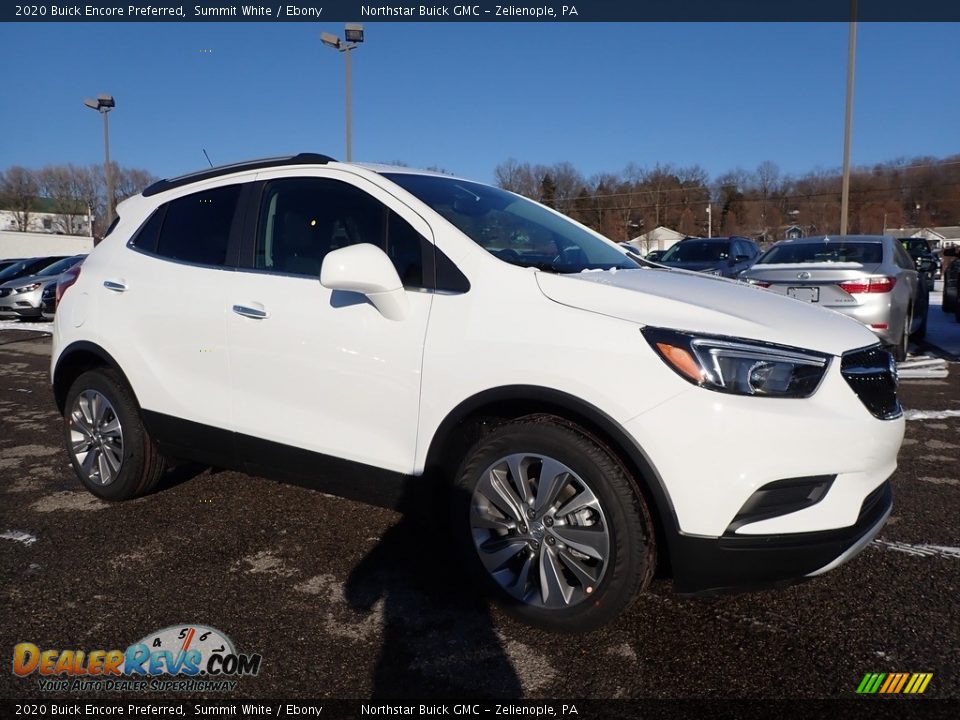 2020 Buick Encore Preferred Summit White / Ebony Photo #3