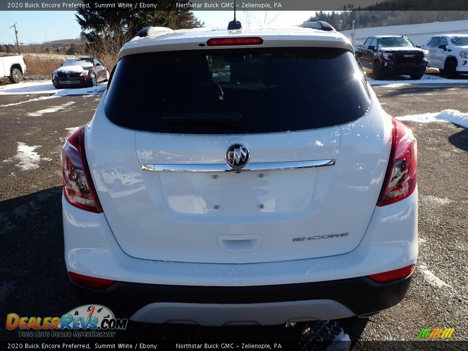 2020 Buick Encore Preferred Summit White / Ebony Photo #6