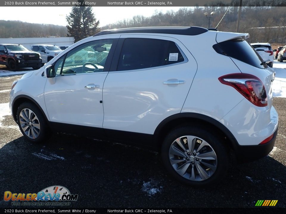 2020 Buick Encore Preferred Summit White / Ebony Photo #8