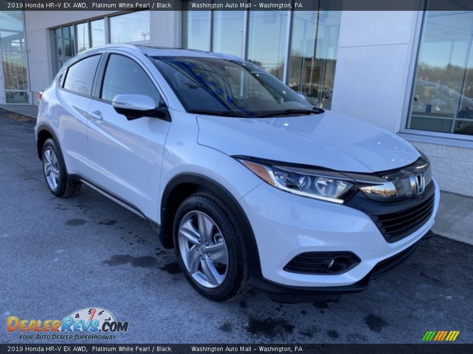 2019 Honda HR-V EX AWD Platinum White Pearl / Black Photo #2
