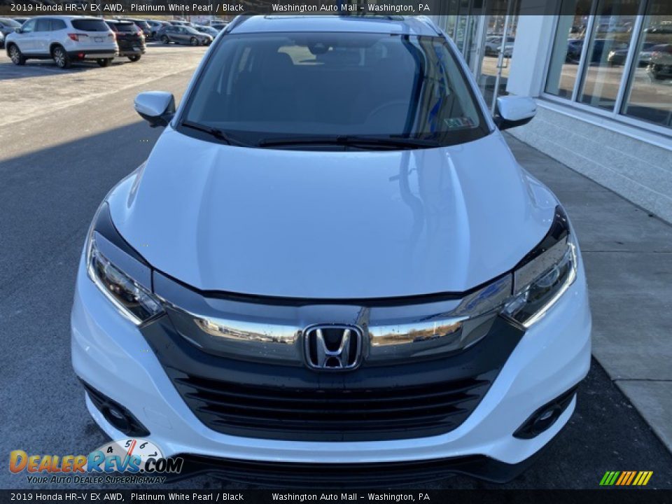2019 Honda HR-V EX AWD Platinum White Pearl / Black Photo #3