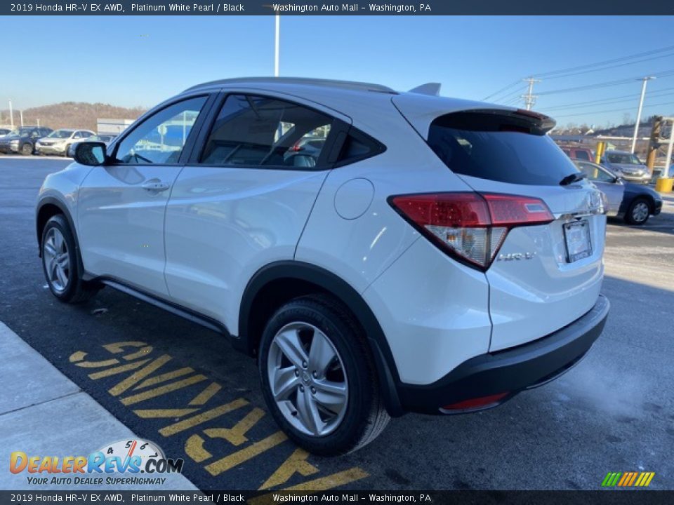 2019 Honda HR-V EX AWD Platinum White Pearl / Black Photo #5