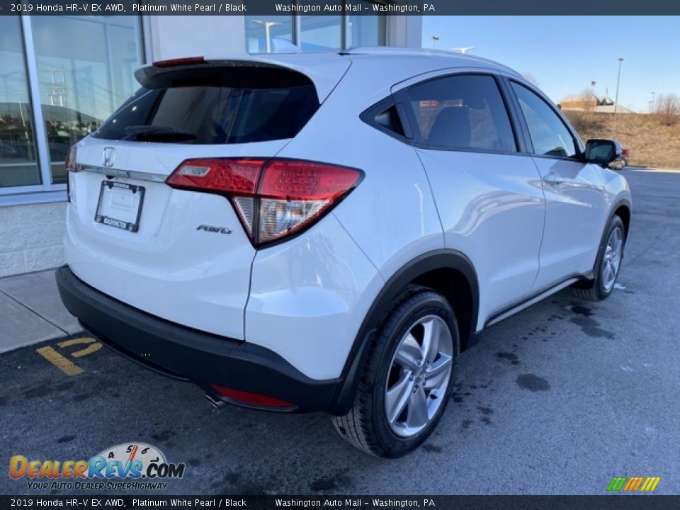2019 Honda HR-V EX AWD Platinum White Pearl / Black Photo #7