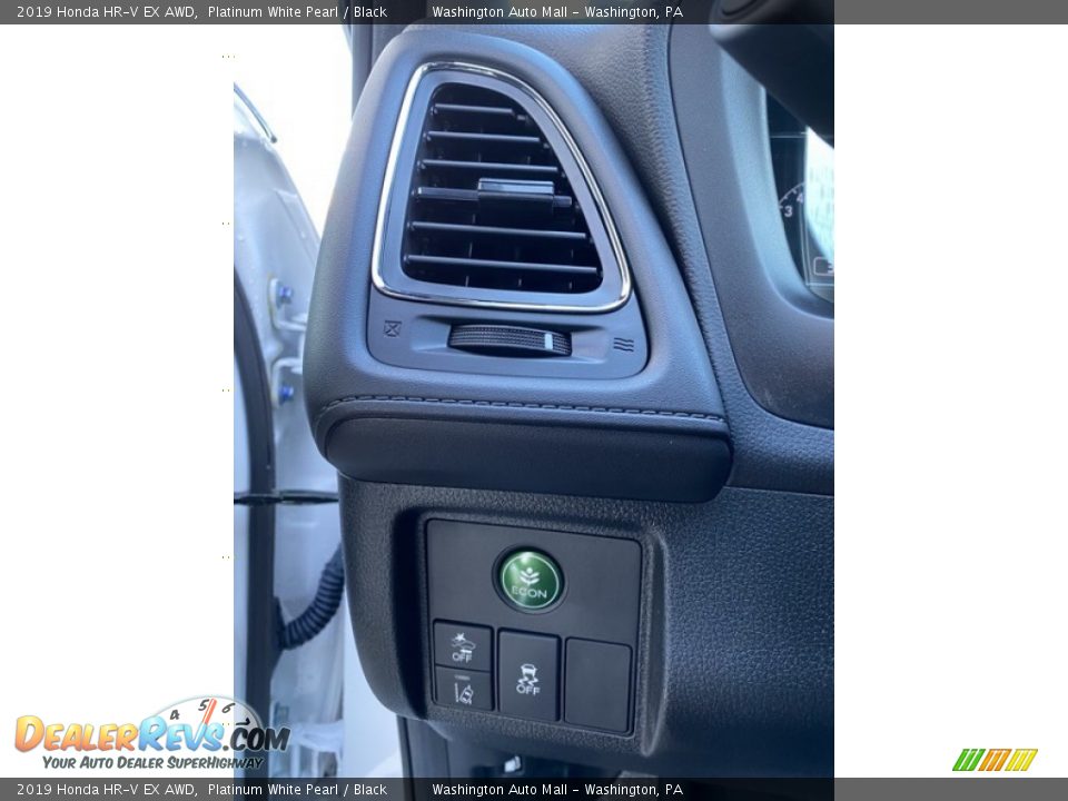 2019 Honda HR-V EX AWD Platinum White Pearl / Black Photo #12