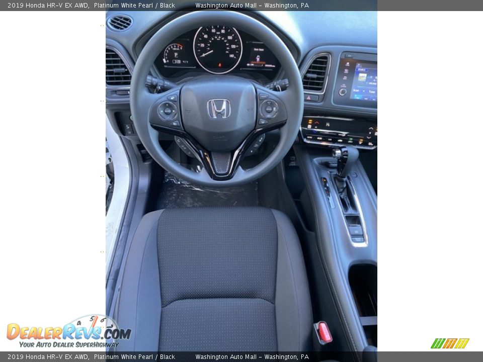 2019 Honda HR-V EX AWD Platinum White Pearl / Black Photo #13