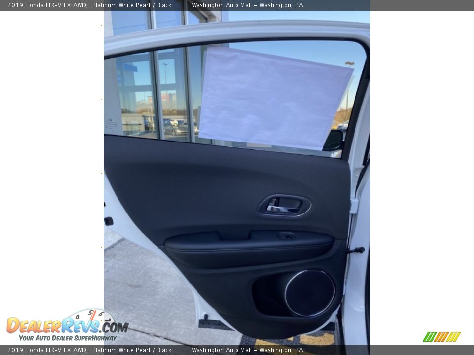 2019 Honda HR-V EX AWD Platinum White Pearl / Black Photo #16
