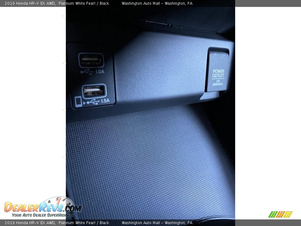 2019 Honda HR-V EX AWD Platinum White Pearl / Black Photo #35