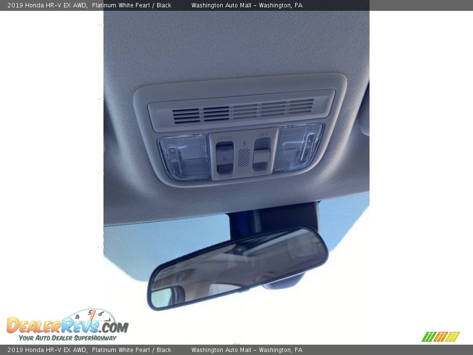 2019 Honda HR-V EX AWD Platinum White Pearl / Black Photo #36