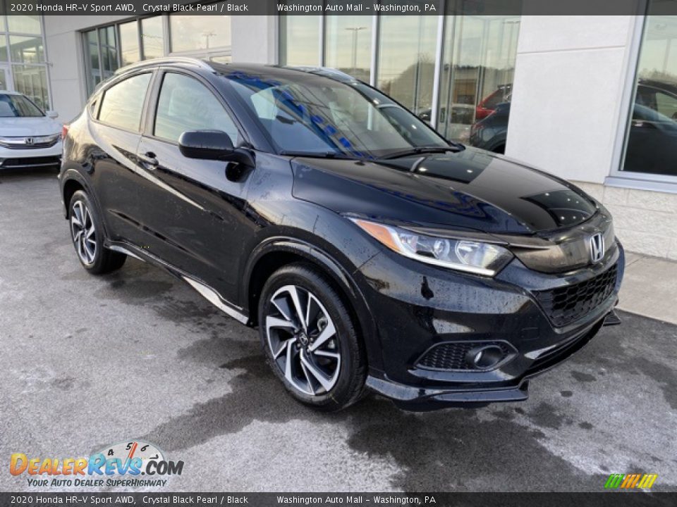 2020 Honda HR-V Sport AWD Crystal Black Pearl / Black Photo #2