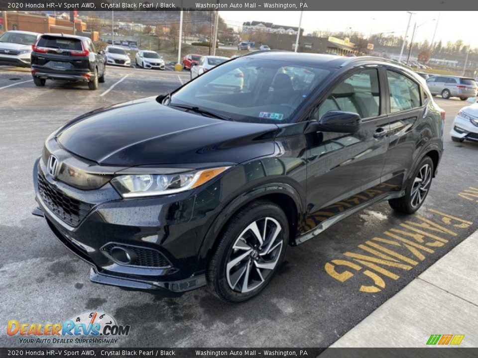 2020 Honda HR-V Sport AWD Crystal Black Pearl / Black Photo #4