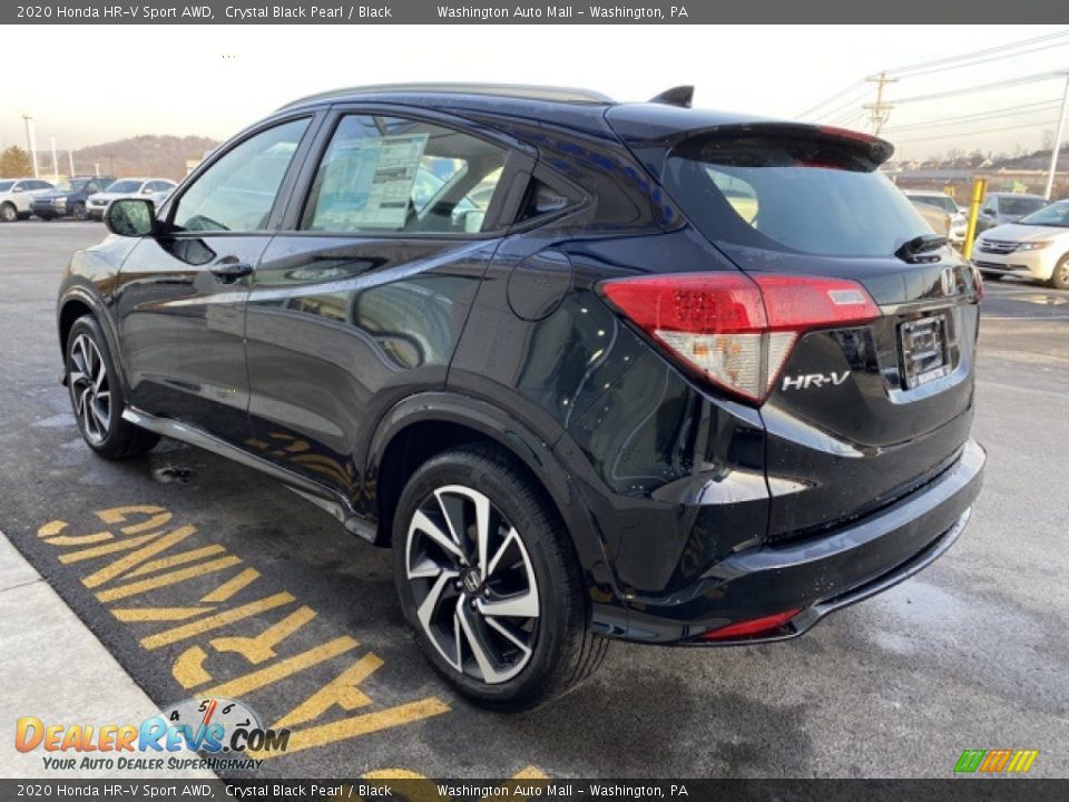 2020 Honda HR-V Sport AWD Crystal Black Pearl / Black Photo #5