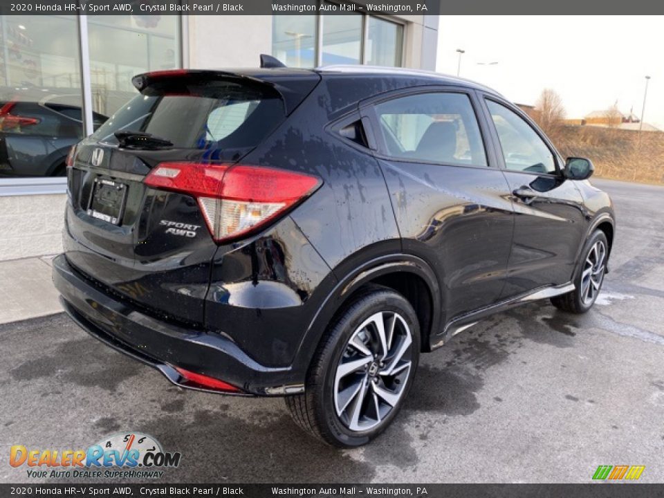 2020 Honda HR-V Sport AWD Crystal Black Pearl / Black Photo #7
