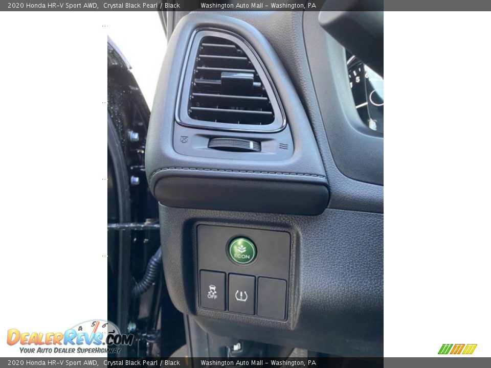2020 Honda HR-V Sport AWD Crystal Black Pearl / Black Photo #12