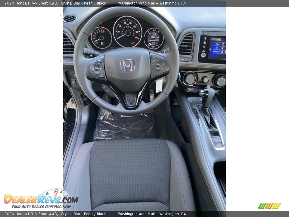 2020 Honda HR-V Sport AWD Crystal Black Pearl / Black Photo #13
