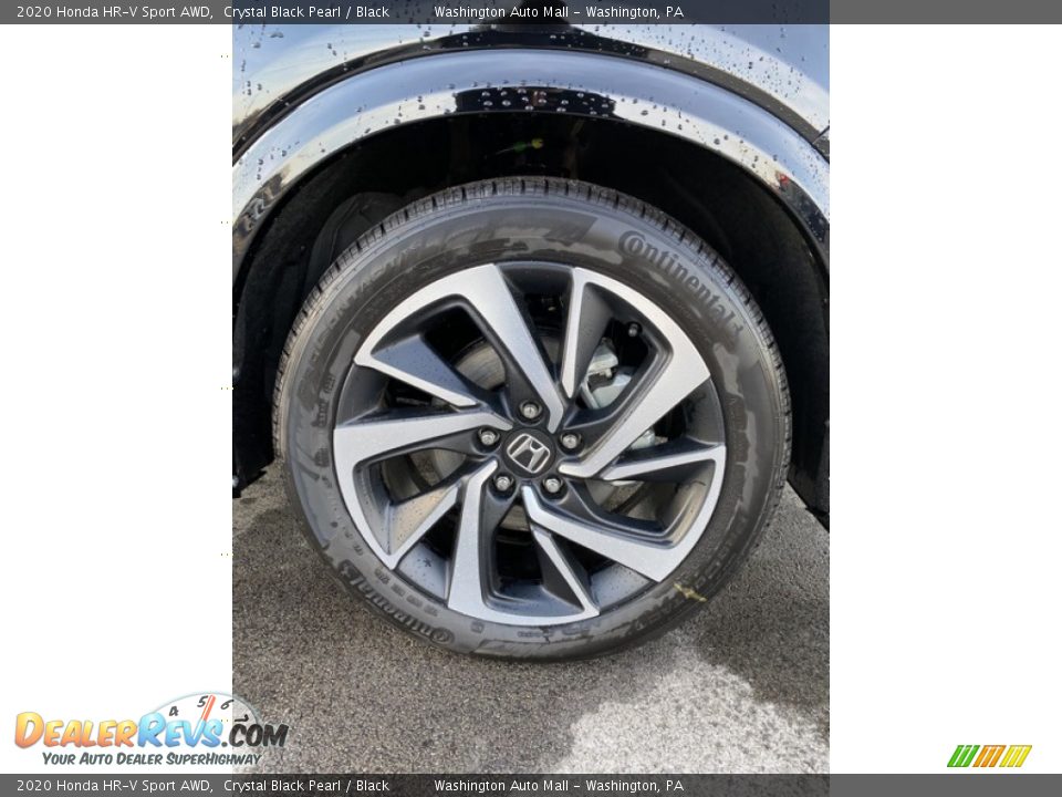 2020 Honda HR-V Sport AWD Crystal Black Pearl / Black Photo #24