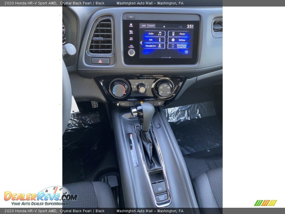 2020 Honda HR-V Sport AWD Crystal Black Pearl / Black Photo #26