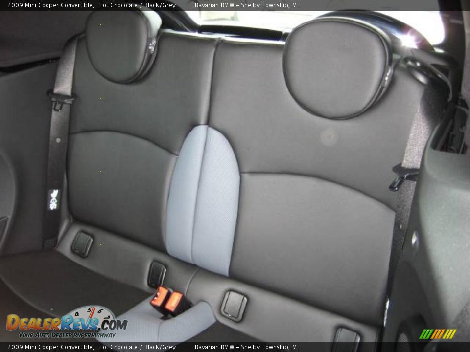 2009 Mini Cooper Convertible Hot Chocolate / Black/Grey Photo #12
