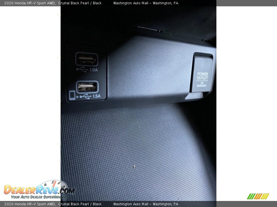 2020 Honda HR-V Sport AWD Crystal Black Pearl / Black Photo #30
