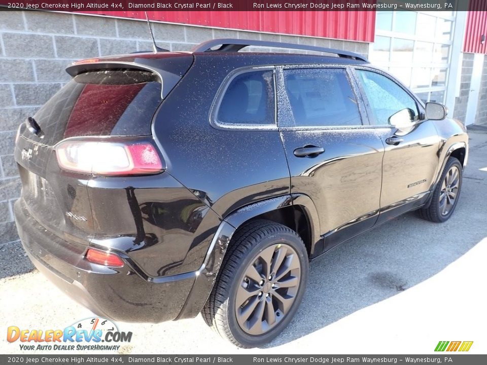 2020 Jeep Cherokee High Altitude 4x4 Diamond Black Crystal Pearl / Black Photo #4