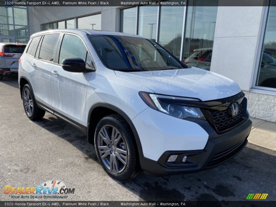 2020 Honda Passport EX-L AWD Platinum White Pearl / Black Photo #2