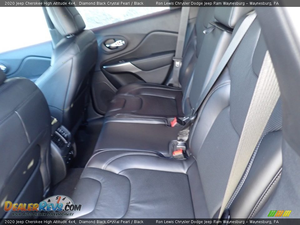 2020 Jeep Cherokee High Altitude 4x4 Diamond Black Crystal Pearl / Black Photo #8