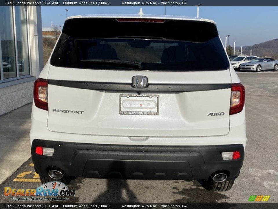 2020 Honda Passport EX-L AWD Platinum White Pearl / Black Photo #6