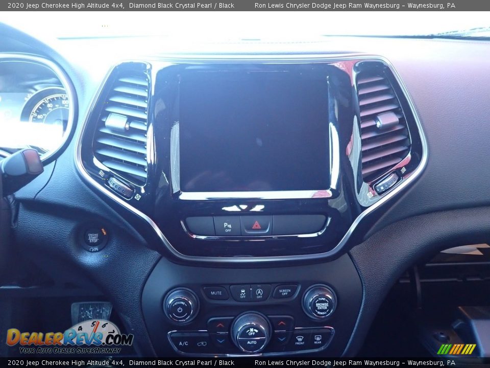 2020 Jeep Cherokee High Altitude 4x4 Diamond Black Crystal Pearl / Black Photo #15