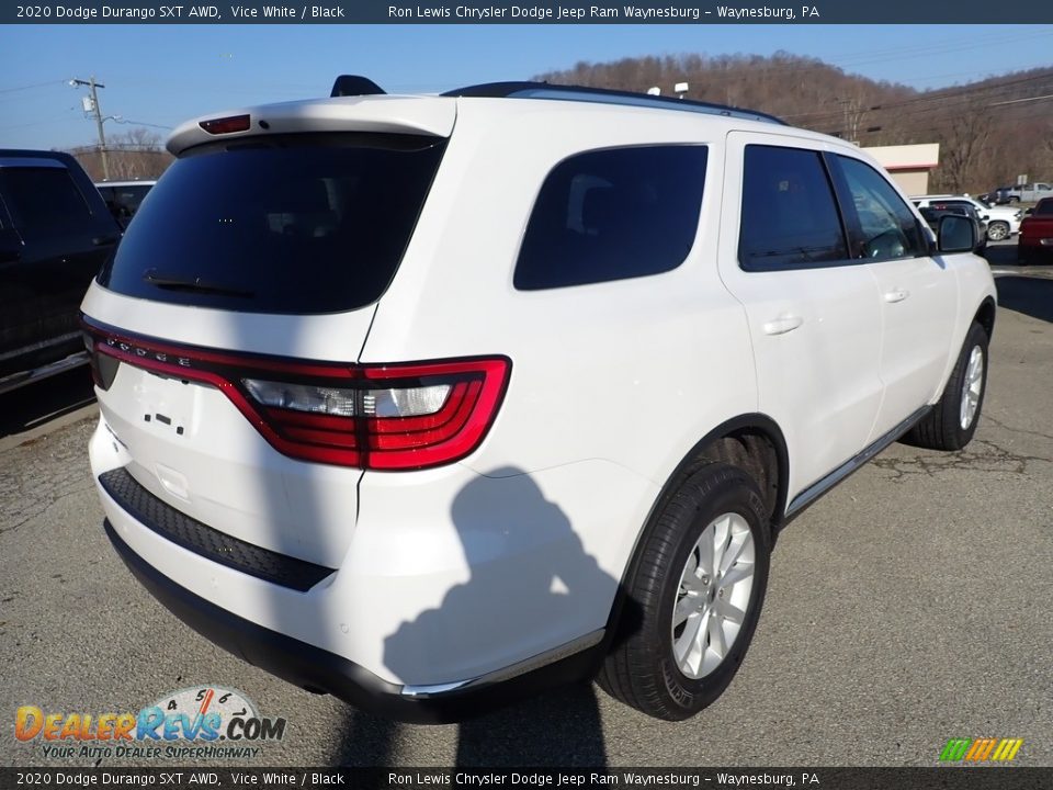 2020 Dodge Durango SXT AWD Vice White / Black Photo #5