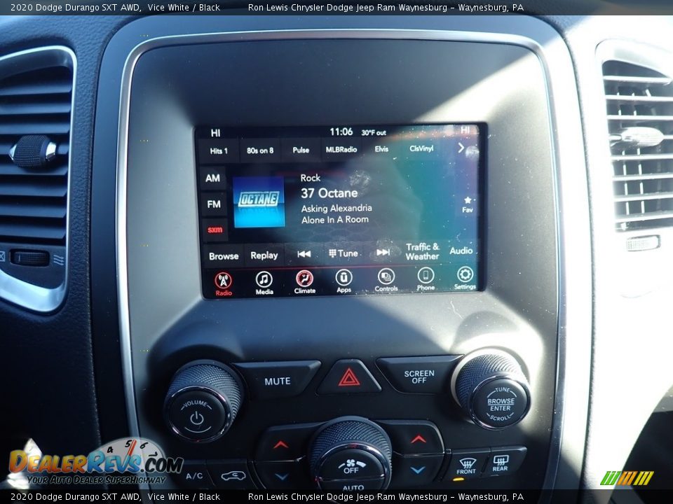 2020 Dodge Durango SXT AWD Vice White / Black Photo #17