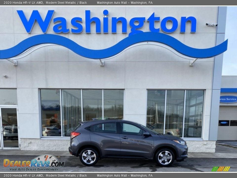 2020 Honda HR-V LX AWD Modern Steel Metallic / Black Photo #1