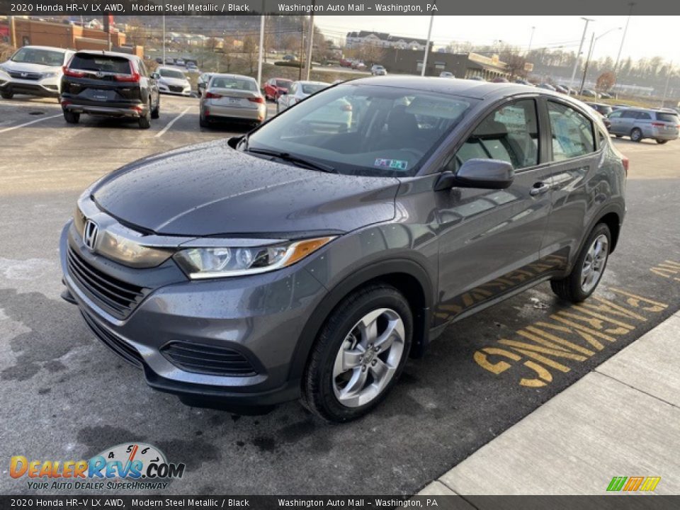 2020 Honda HR-V LX AWD Modern Steel Metallic / Black Photo #4