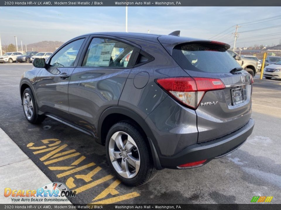 2020 Honda HR-V LX AWD Modern Steel Metallic / Black Photo #5