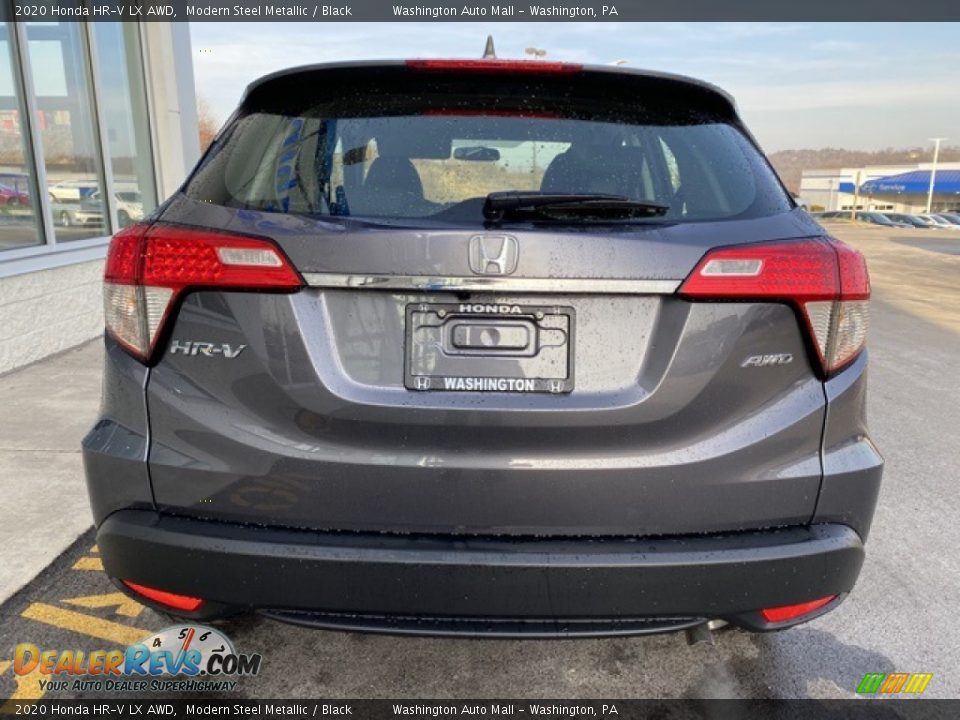 2020 Honda HR-V LX AWD Modern Steel Metallic / Black Photo #6