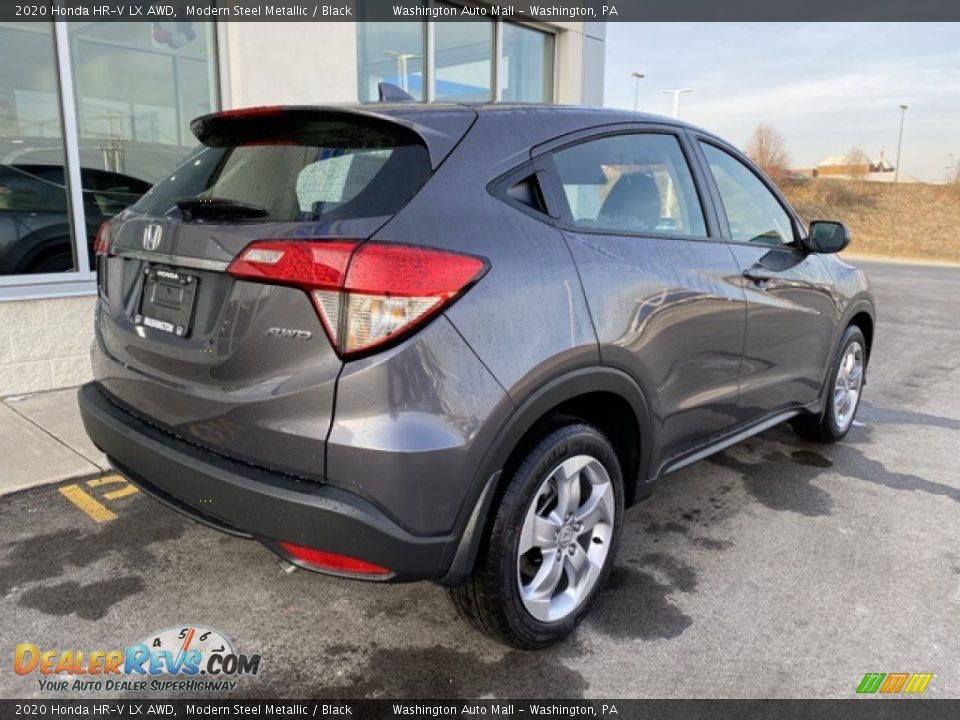 2020 Honda HR-V LX AWD Modern Steel Metallic / Black Photo #7