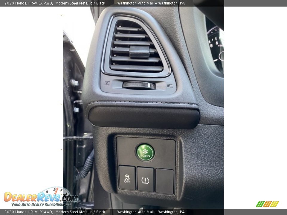 2020 Honda HR-V LX AWD Modern Steel Metallic / Black Photo #12