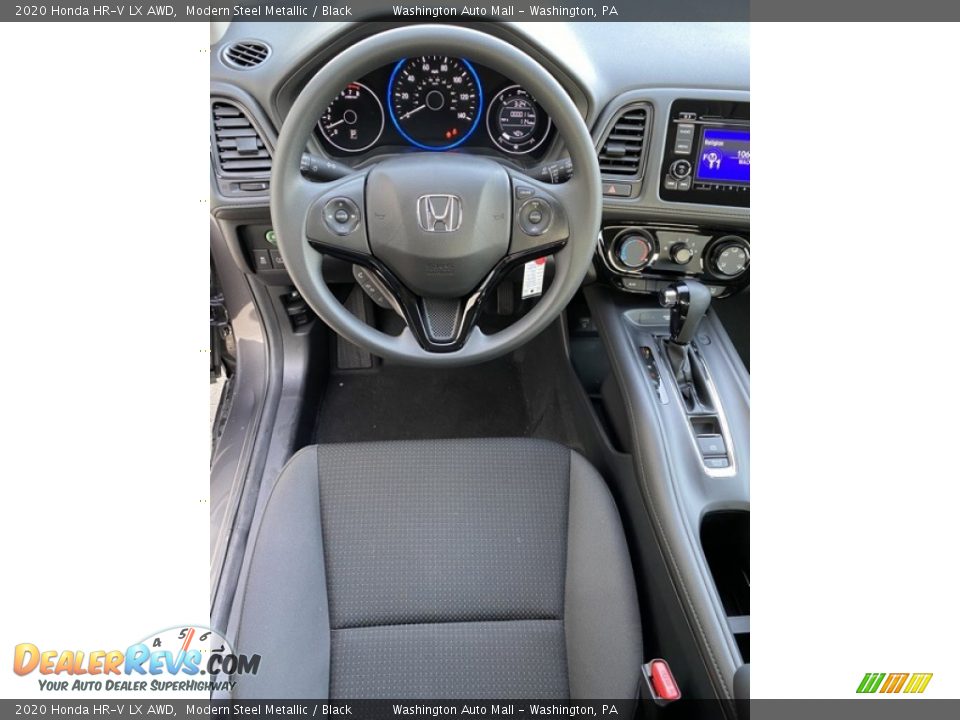 2020 Honda HR-V LX AWD Modern Steel Metallic / Black Photo #13