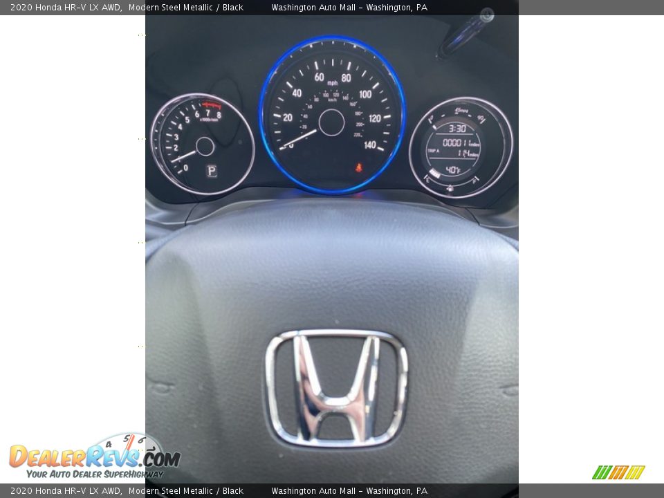 2020 Honda HR-V LX AWD Modern Steel Metallic / Black Photo #26