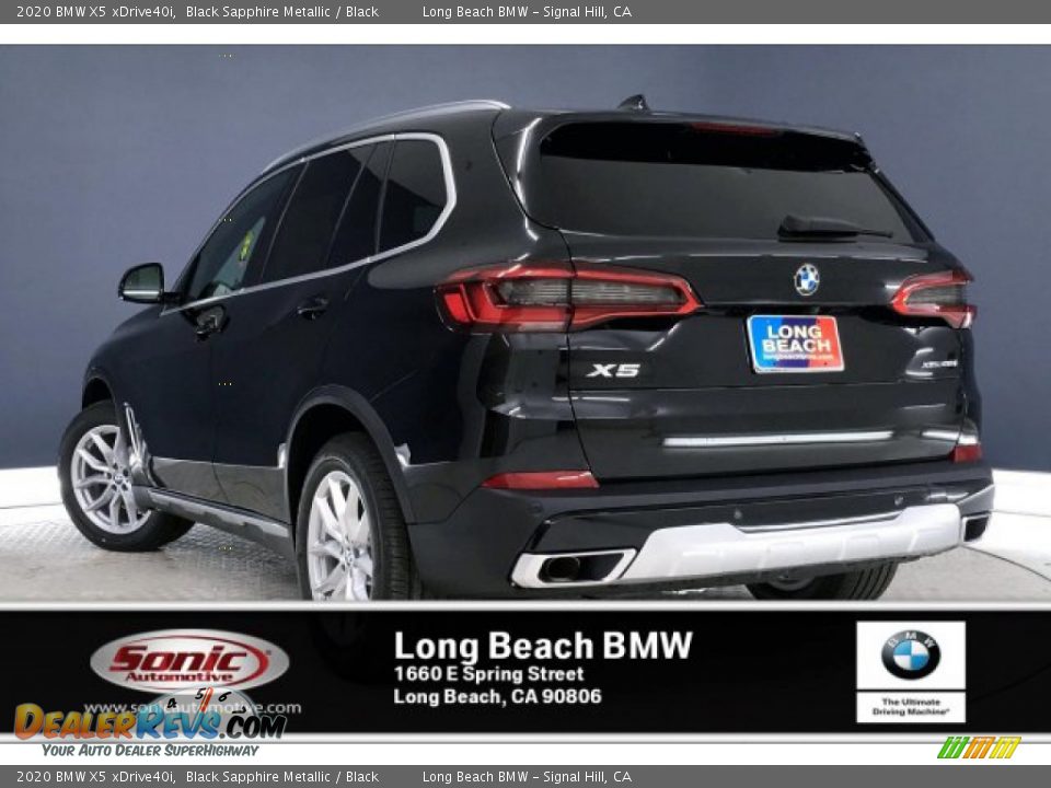 2020 BMW X5 xDrive40i Black Sapphire Metallic / Black Photo #2