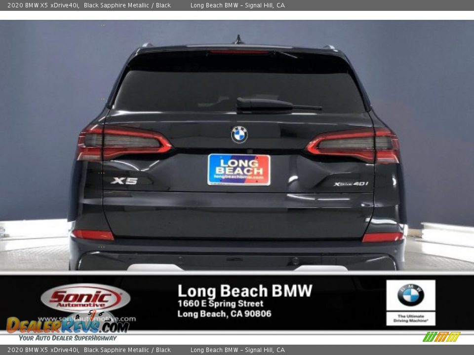 2020 BMW X5 xDrive40i Black Sapphire Metallic / Black Photo #3