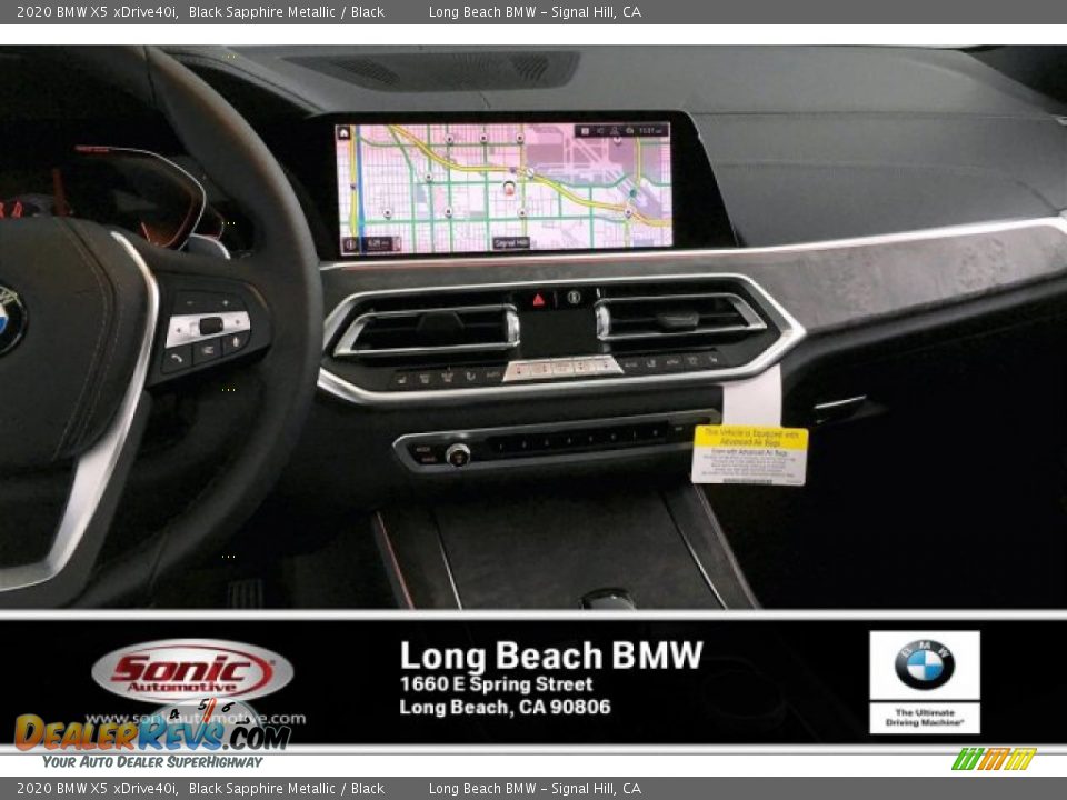 2020 BMW X5 xDrive40i Black Sapphire Metallic / Black Photo #5