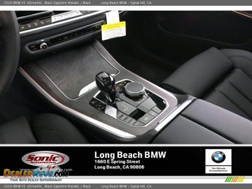 2020 BMW X5 xDrive40i Black Sapphire Metallic / Black Photo #6