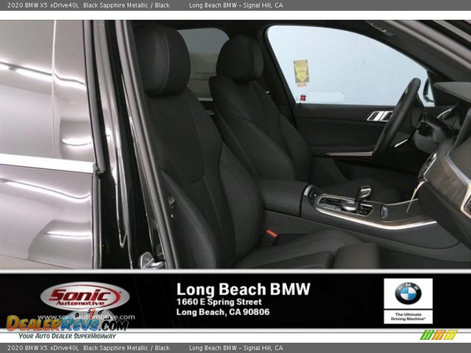2020 BMW X5 xDrive40i Black Sapphire Metallic / Black Photo #7