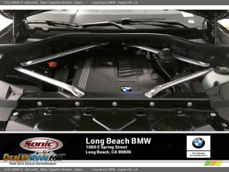 2020 BMW X5 xDrive40i Black Sapphire Metallic / Black Photo #8